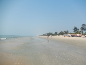 Empty Goan beach